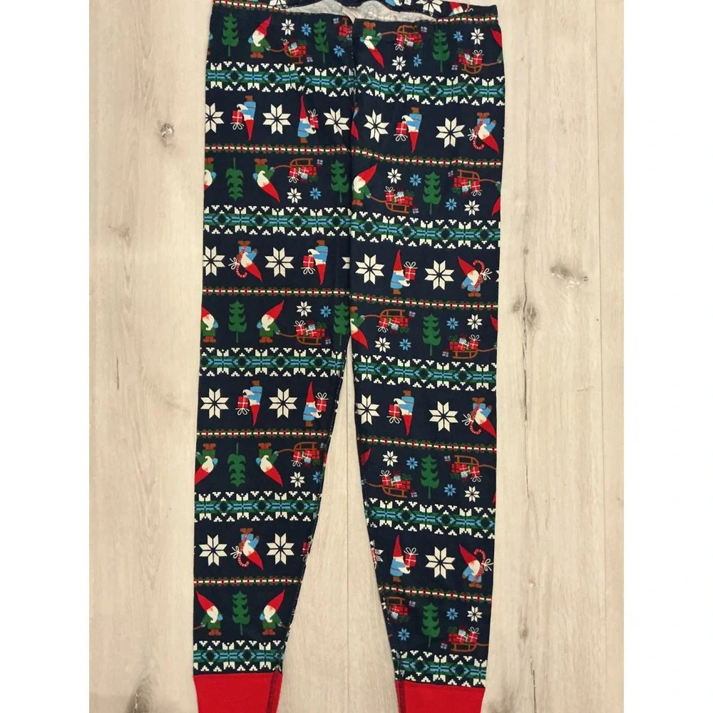 Hanna‎ Andersson Kids Pajama Bottoms Navy Christmas Print XL New With Tags